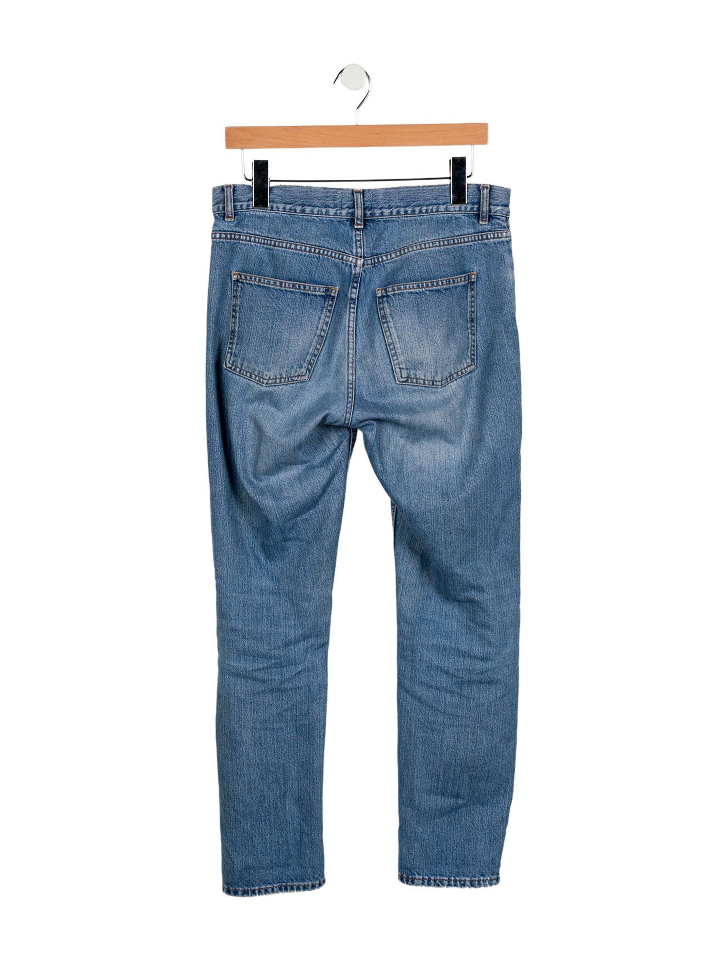 Acne Studios Mid-Rise Straight Leg Jeans