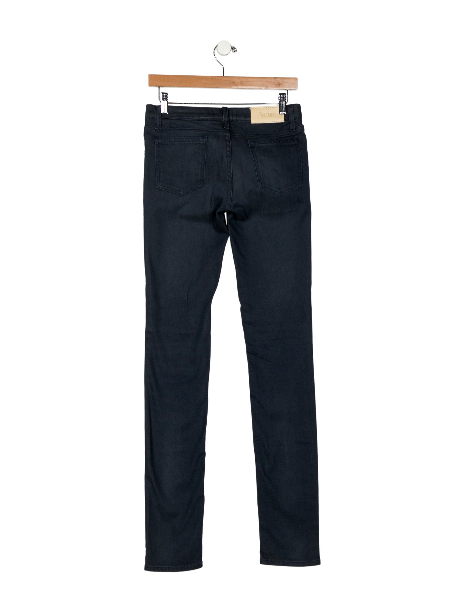 Acne Studios Mid-Rise Straight Leg Jeans
