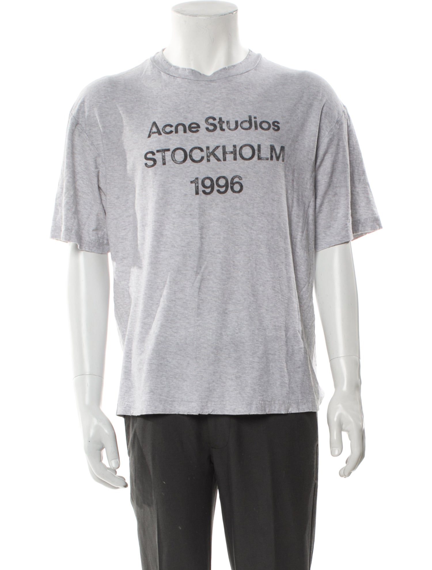 Acne Studios Graphic Print Crew Neck T-Shirt