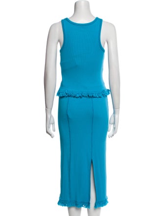 Acne Studios Fringe Trim Accent Skirt Set