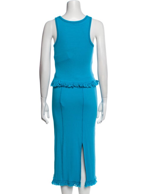 Acne Studios Fringe Trim Accent Skirt Set