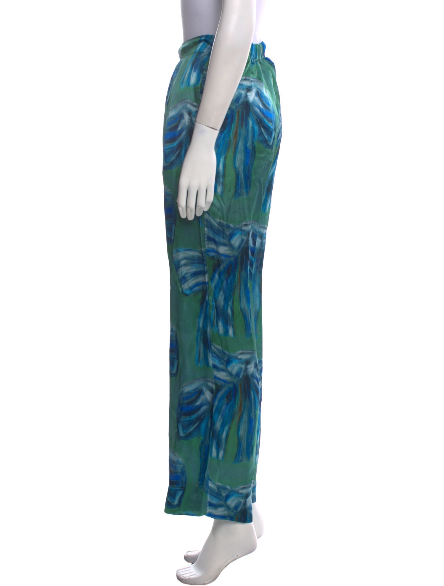 Acne Studios Printed Wide Leg Pants