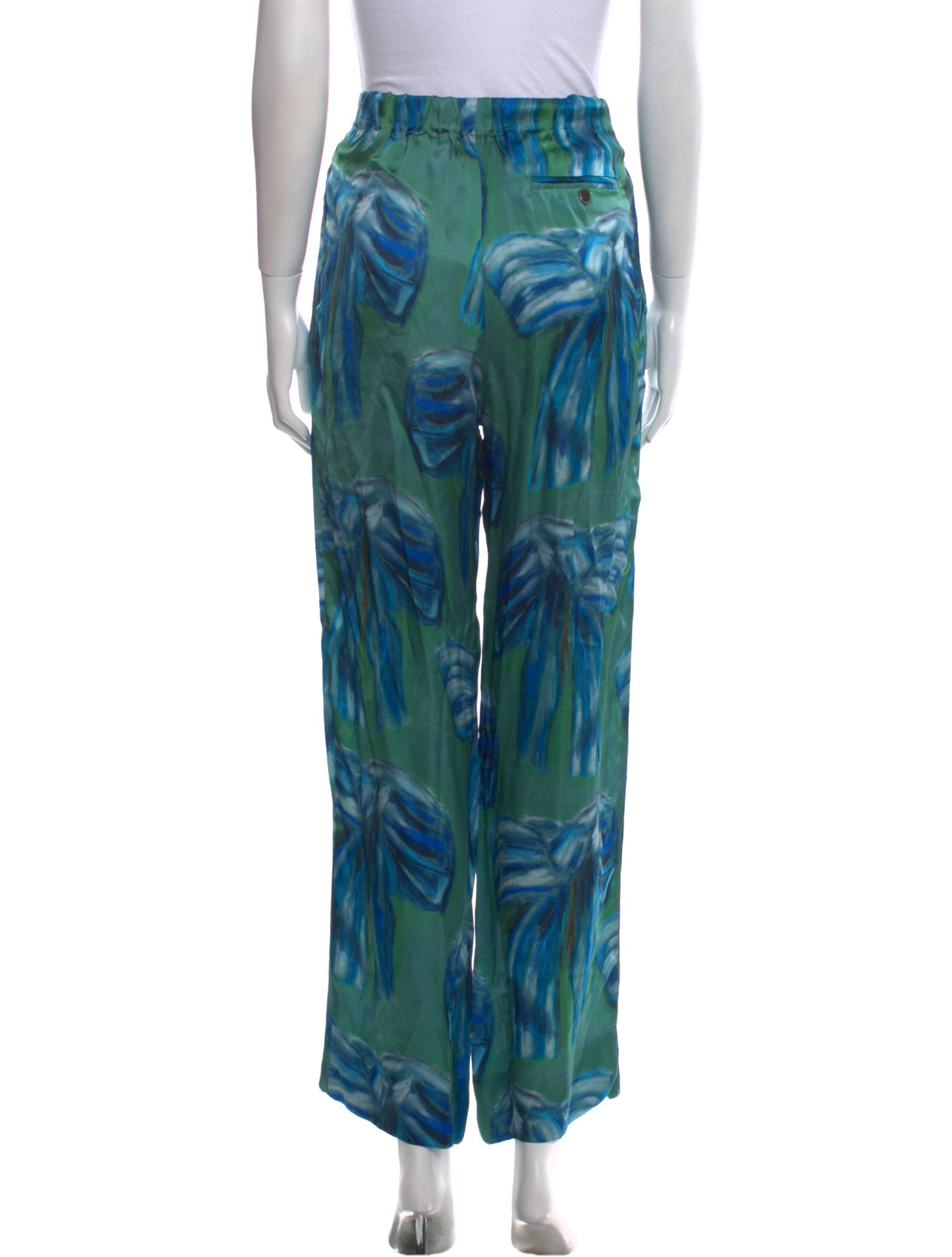 Acne Studios Printed Wide Leg Pants