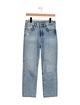 Acne Studios High-Rise Straight Leg Jeans