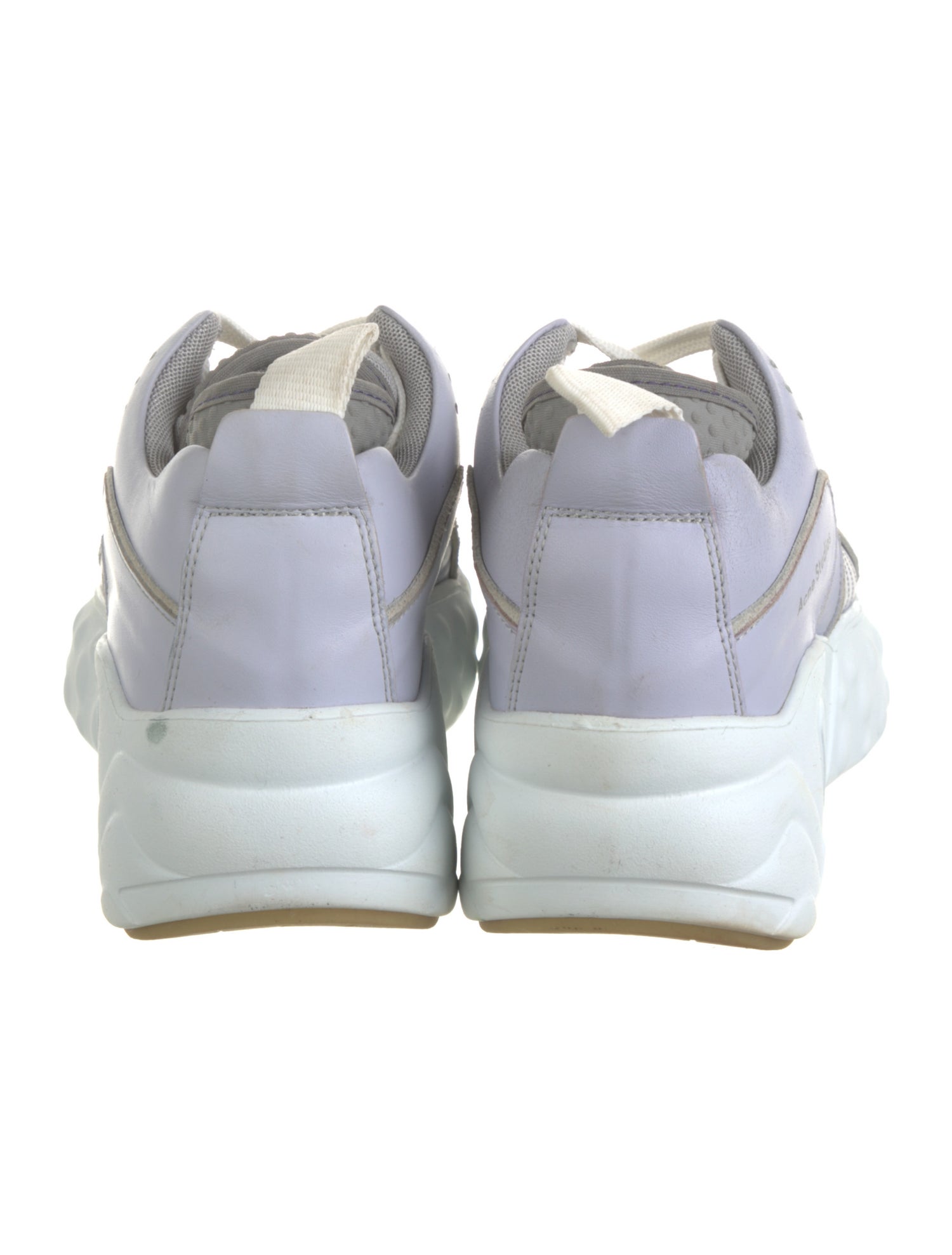 Acne Studios Leather Mesh Accents Chunky Sneakers