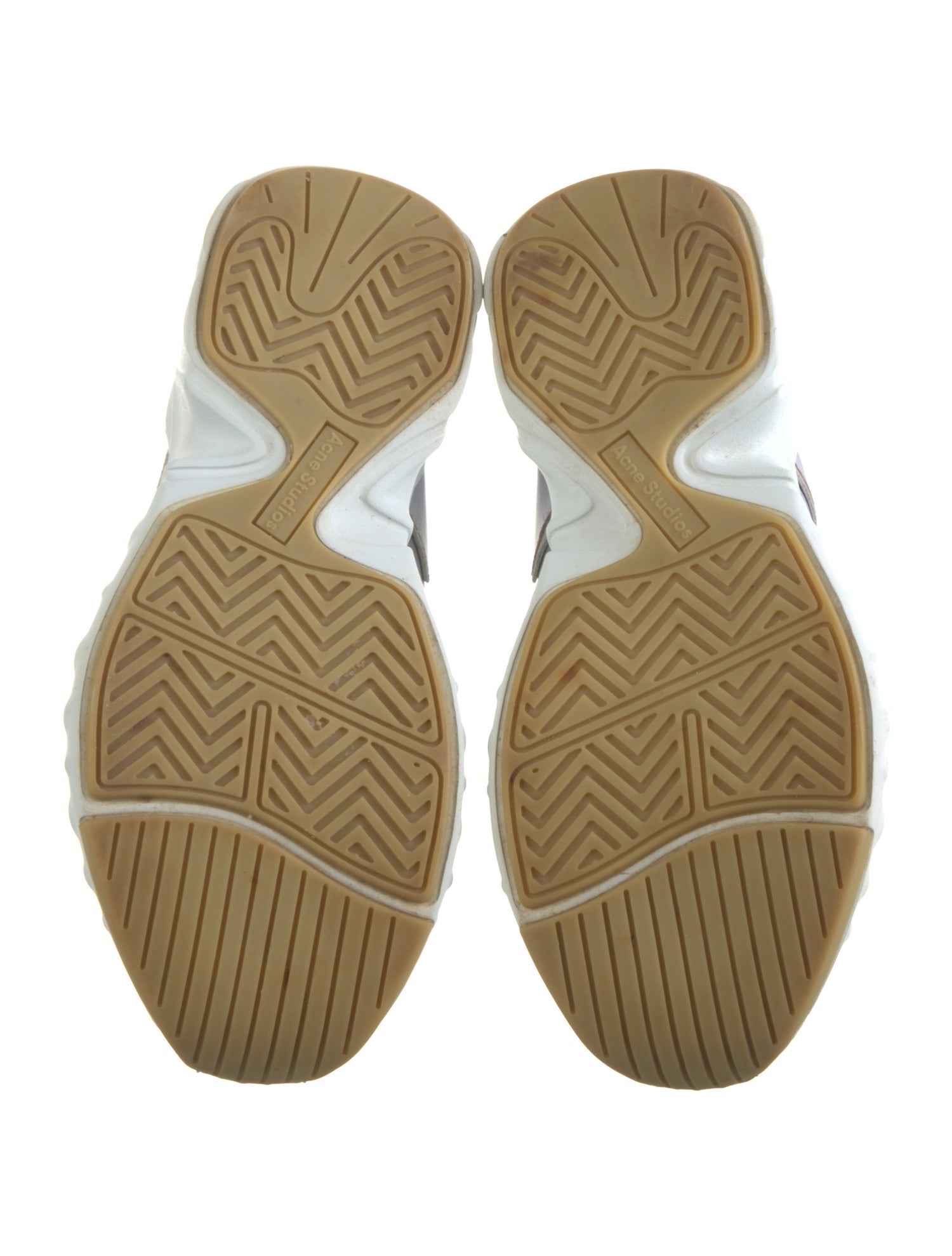 Acne Studios Leather Mesh Accents Chunky Sneakers