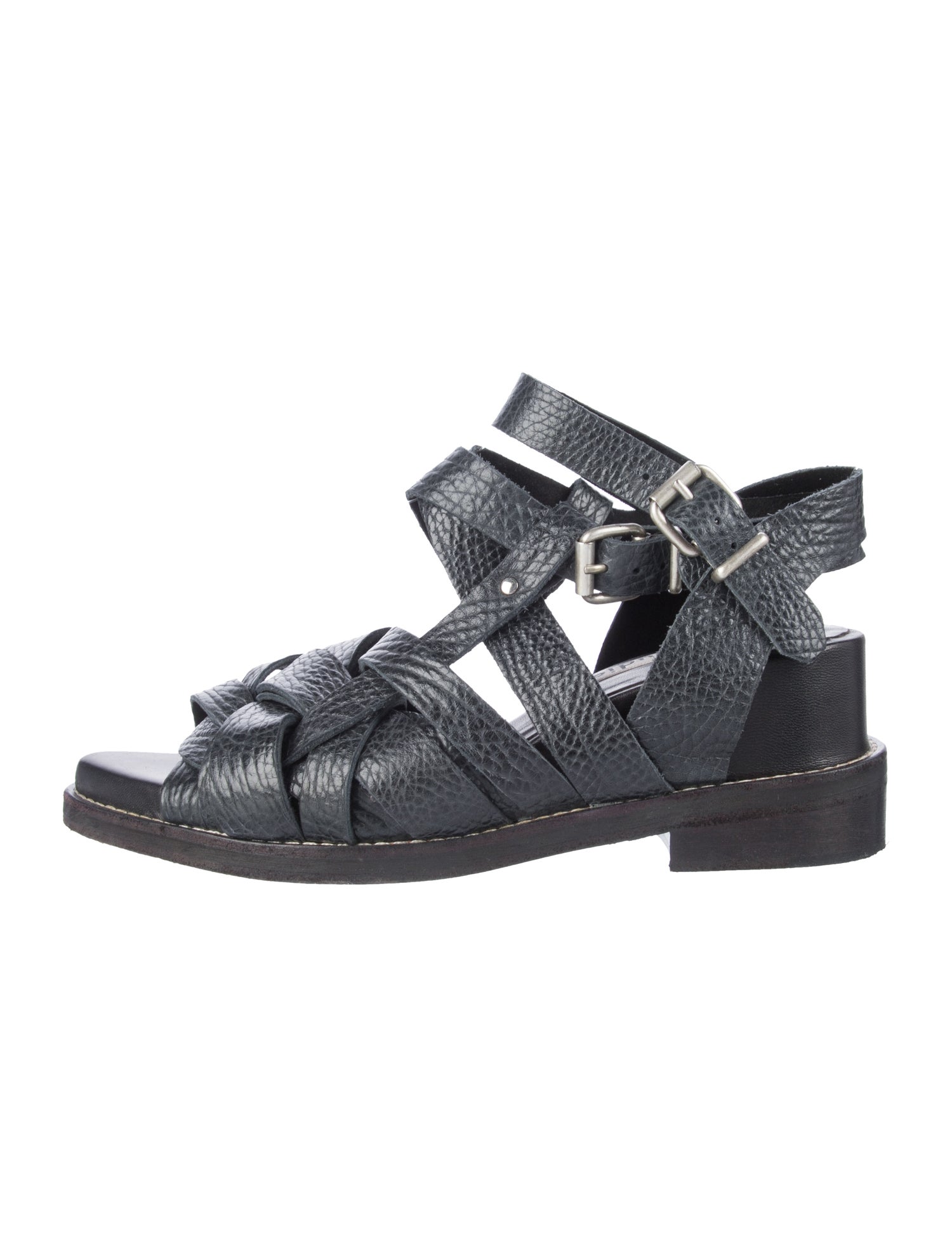 Acne Studios Leather Gladiator Sandals