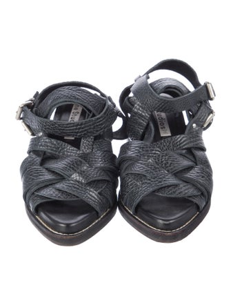 Acne Studios Leather Gladiator Sandals
