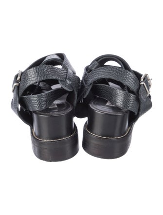 Acne Studios Leather Gladiator Sandals