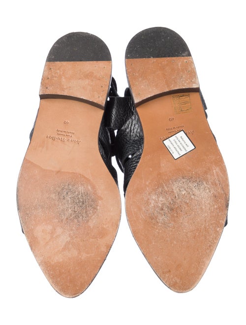 Acne Studios Leather Gladiator Sandals