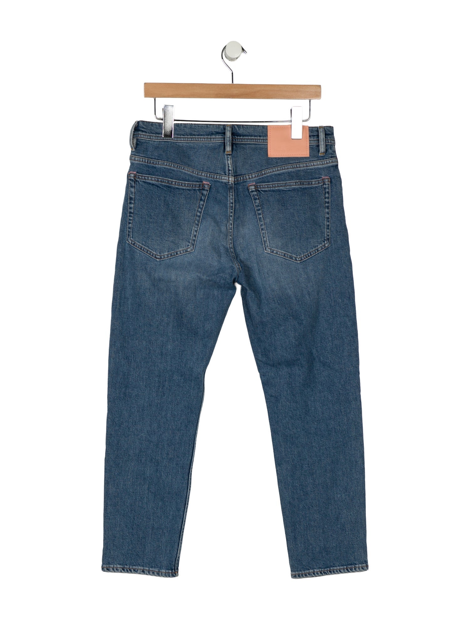 Acne Studios Mid-Rise Straight Leg Jeans