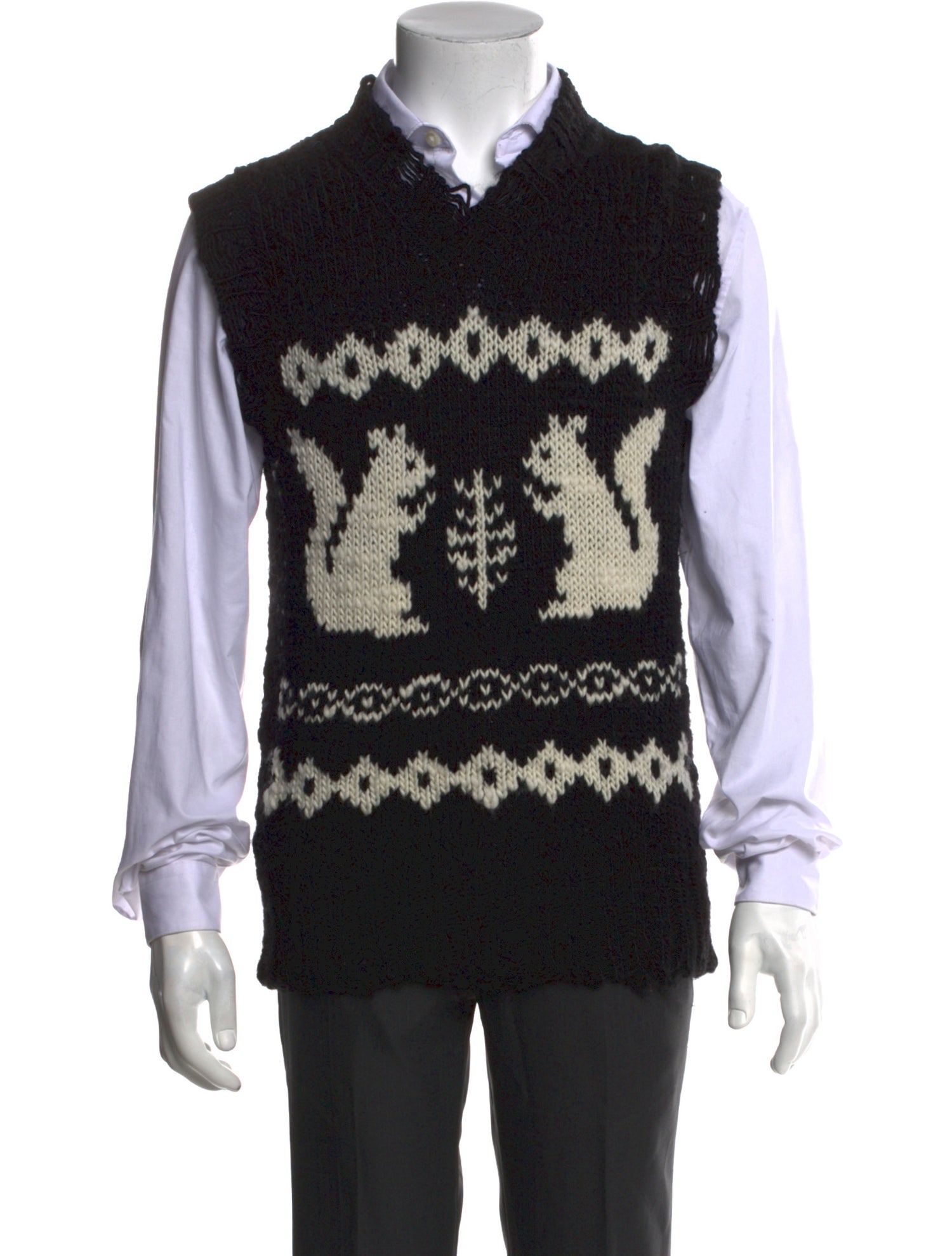 Acne Studios Wool Printed Sweater Vest