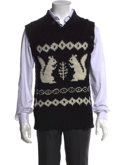 Acne Studios Wool Printed Sweater Vest