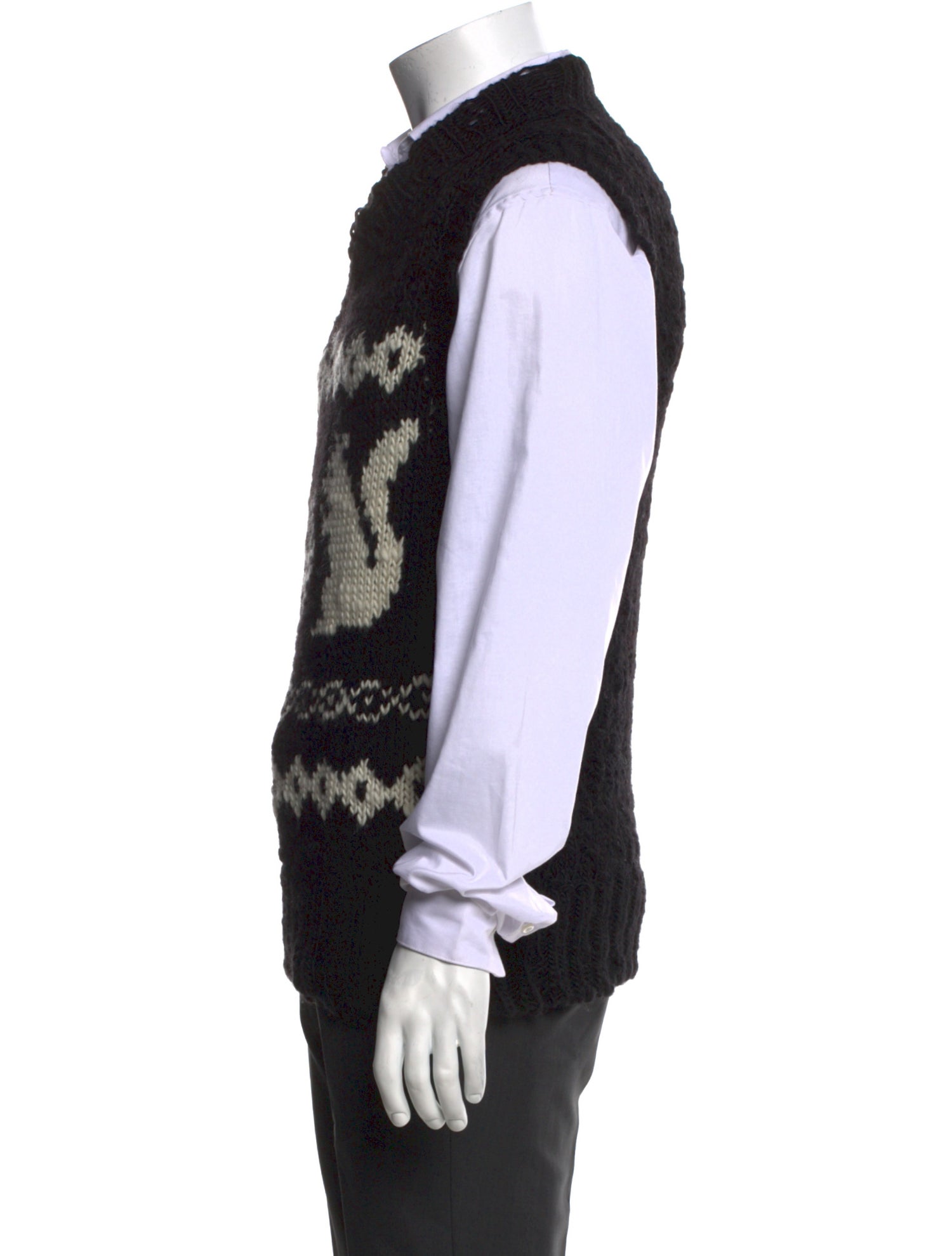 Acne Studios Wool Printed Sweater Vest