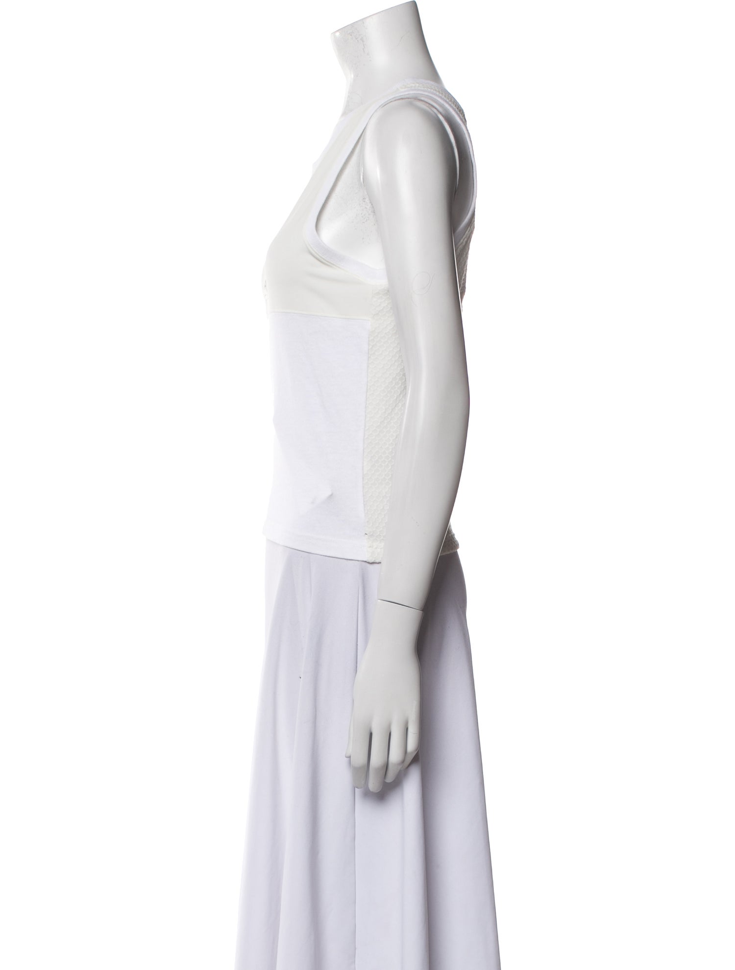 Acne Studios Graphic Print Scoop Neck Top