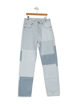 Acne Studios Mid-Rise Straight Leg Jeans