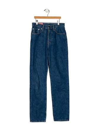 Acne Studios Mid-Rise Straight Leg Jeans