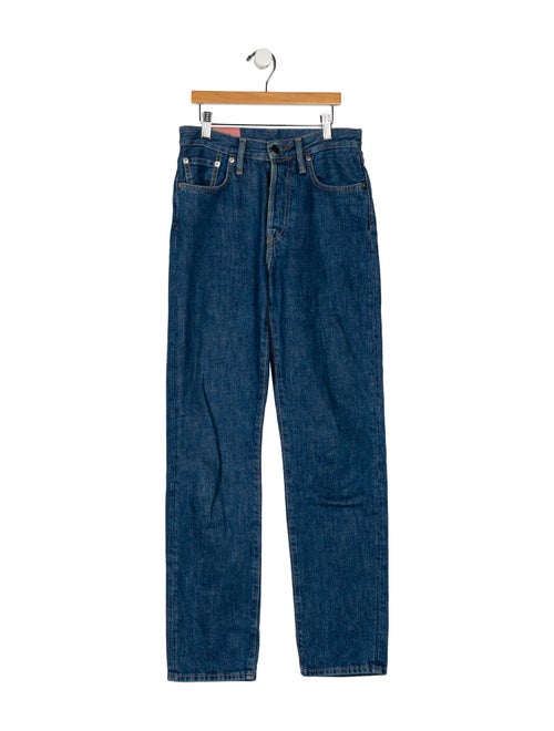 Acne Studios Mid-Rise Straight Leg Jeans