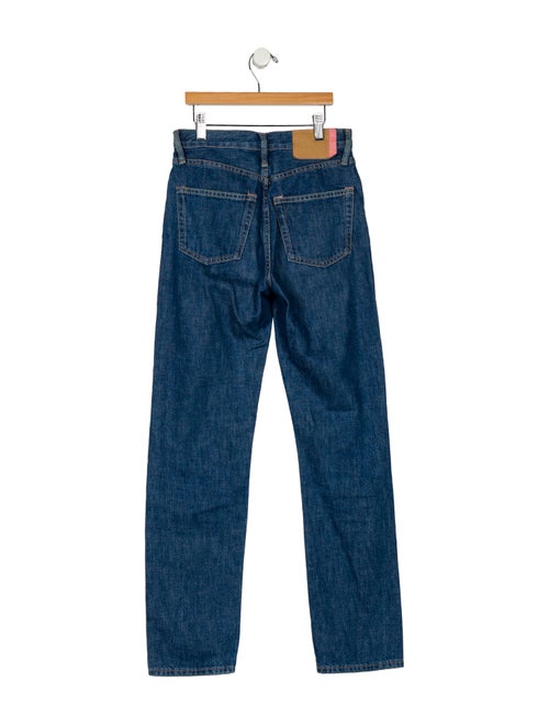 Acne Studios Mid-Rise Straight Leg Jeans