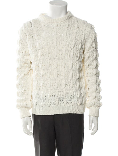 Acne Studios Cable Knit Mock Neck Pullover