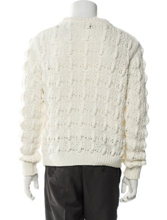 Acne Studios Cable Knit Mock Neck Pullover