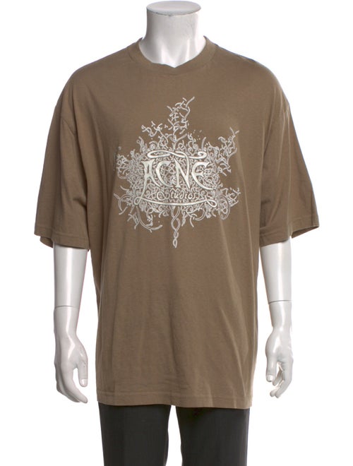 Acne Studios Graphic Print Crew Neck T-Shirt