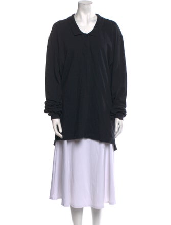 Acne Studios V-Neck Long Sleeve Sweatshirt