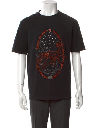 Acne Studios Graphic Print Crew Neck T-Shirt