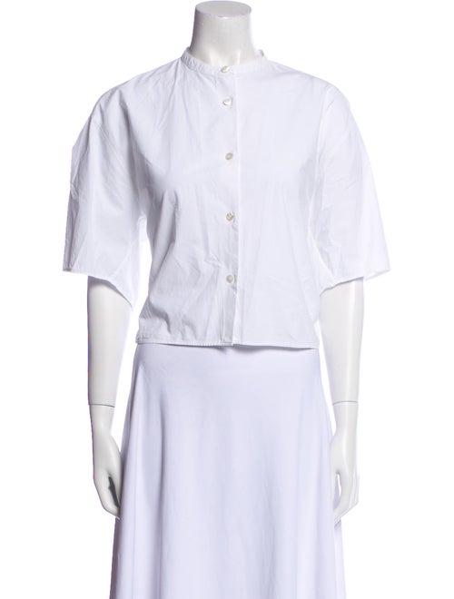 Acne Studios Short Sleeve Button-Up Top