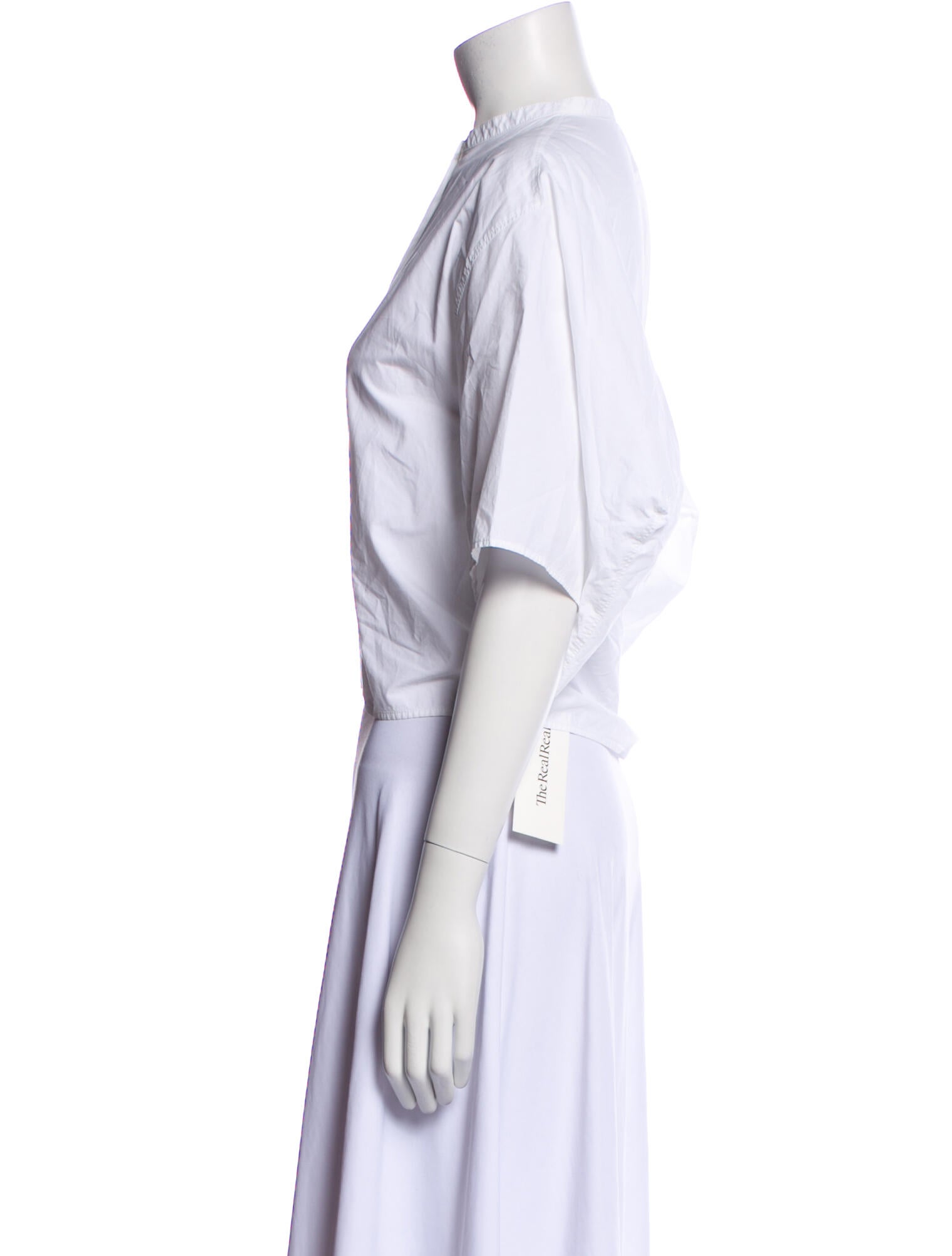 Acne Studios Short Sleeve Button-Up Top