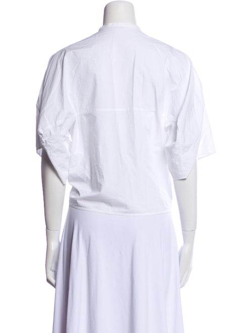 Acne Studios Short Sleeve Button-Up Top