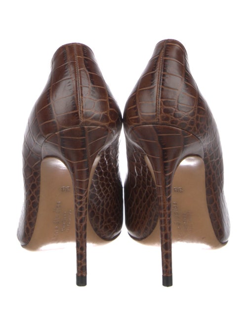 Acne Studios Leather Animal Print Pumps