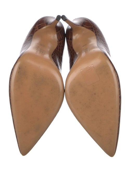 Acne Studios Leather Animal Print Pumps