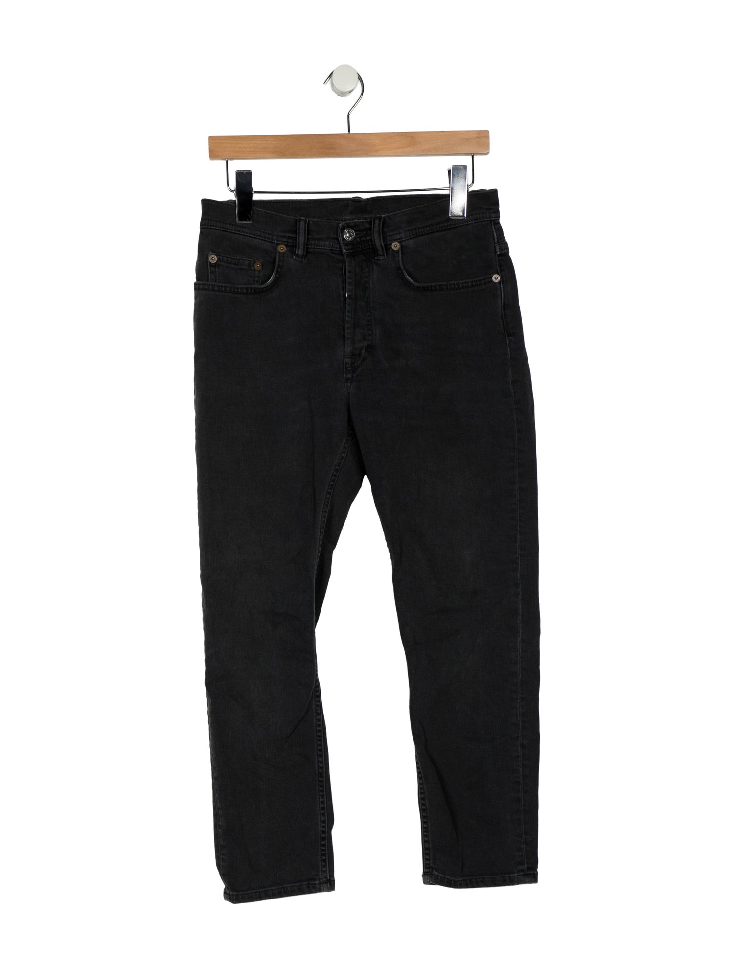 Acne Studios Mid-Rise Straight Leg Jeans