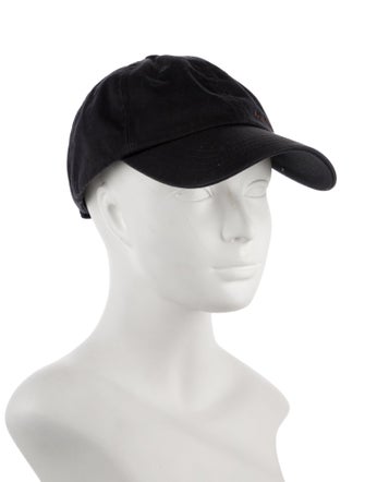 Acne Studios Solid Cotton Embroidered Baseball Hat