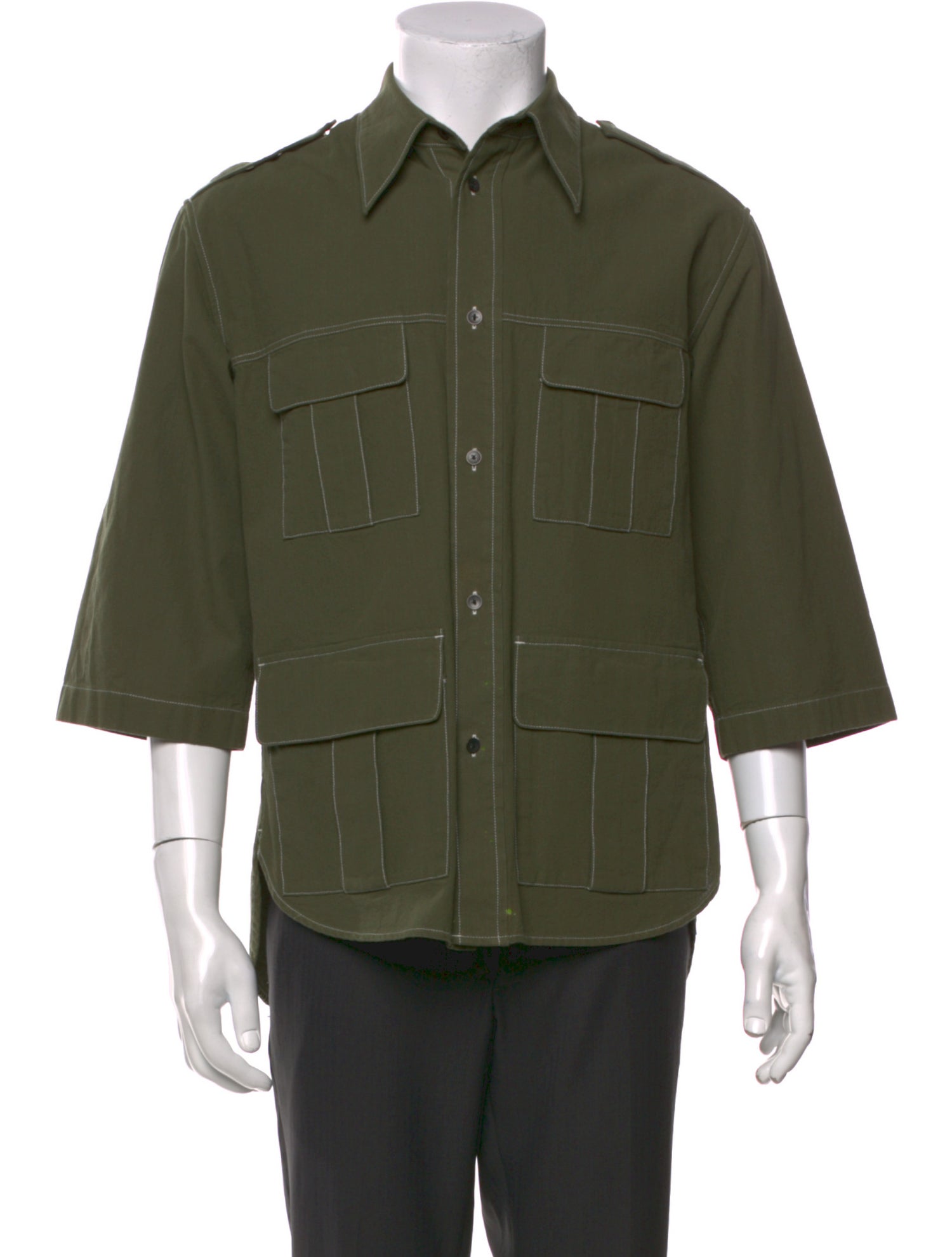 Acne Studios Three-Quarter Sleeve Shirt