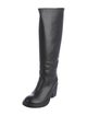 Acne Studios Leather Whipstitch Trim Riding Boots