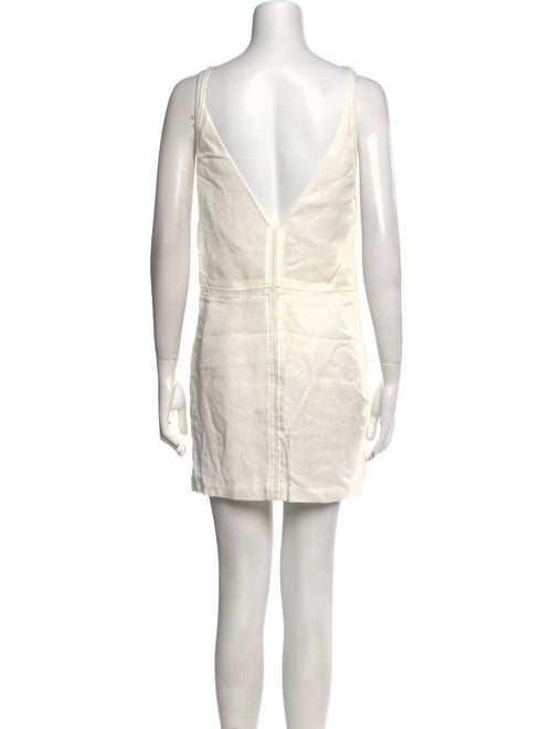 Acne Studios Bateau Neckline Mini Dress