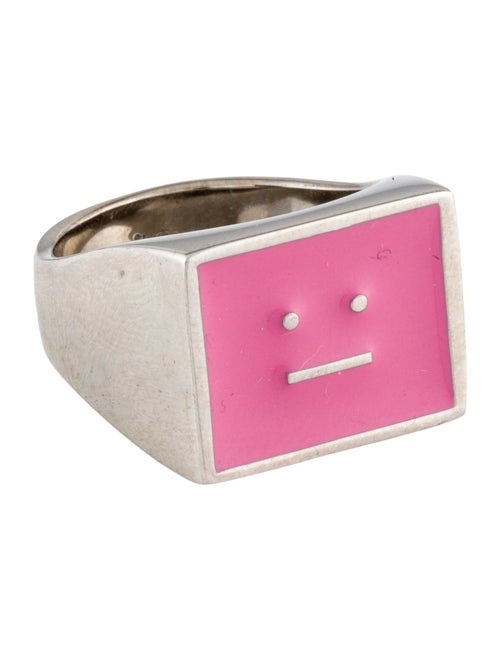 Acne Studios Enamel Signet Ring