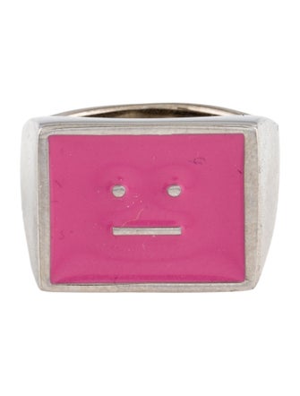 Acne Studios Enamel Signet Ring