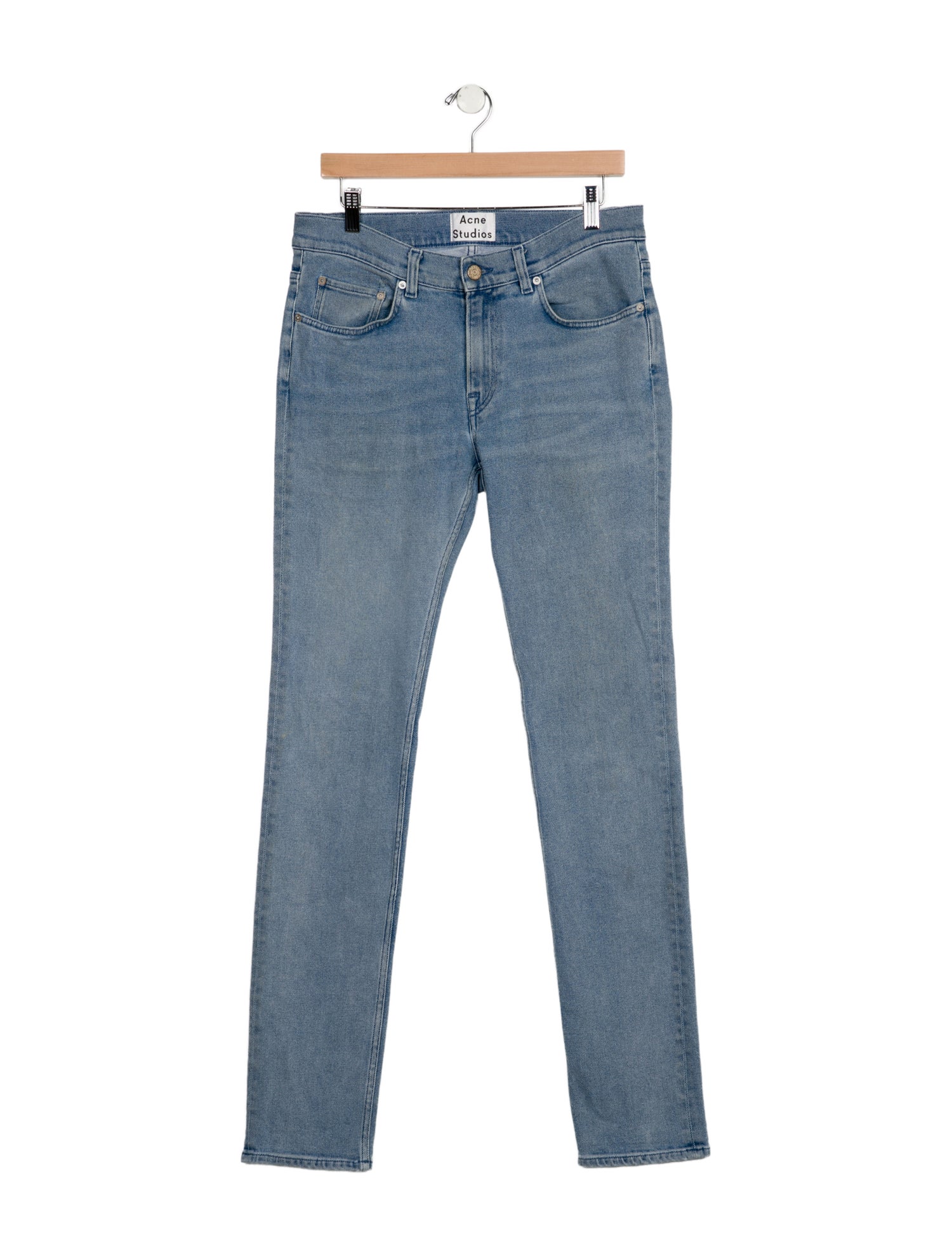 Acne Studios Mid-Rise Straight Leg Jeans