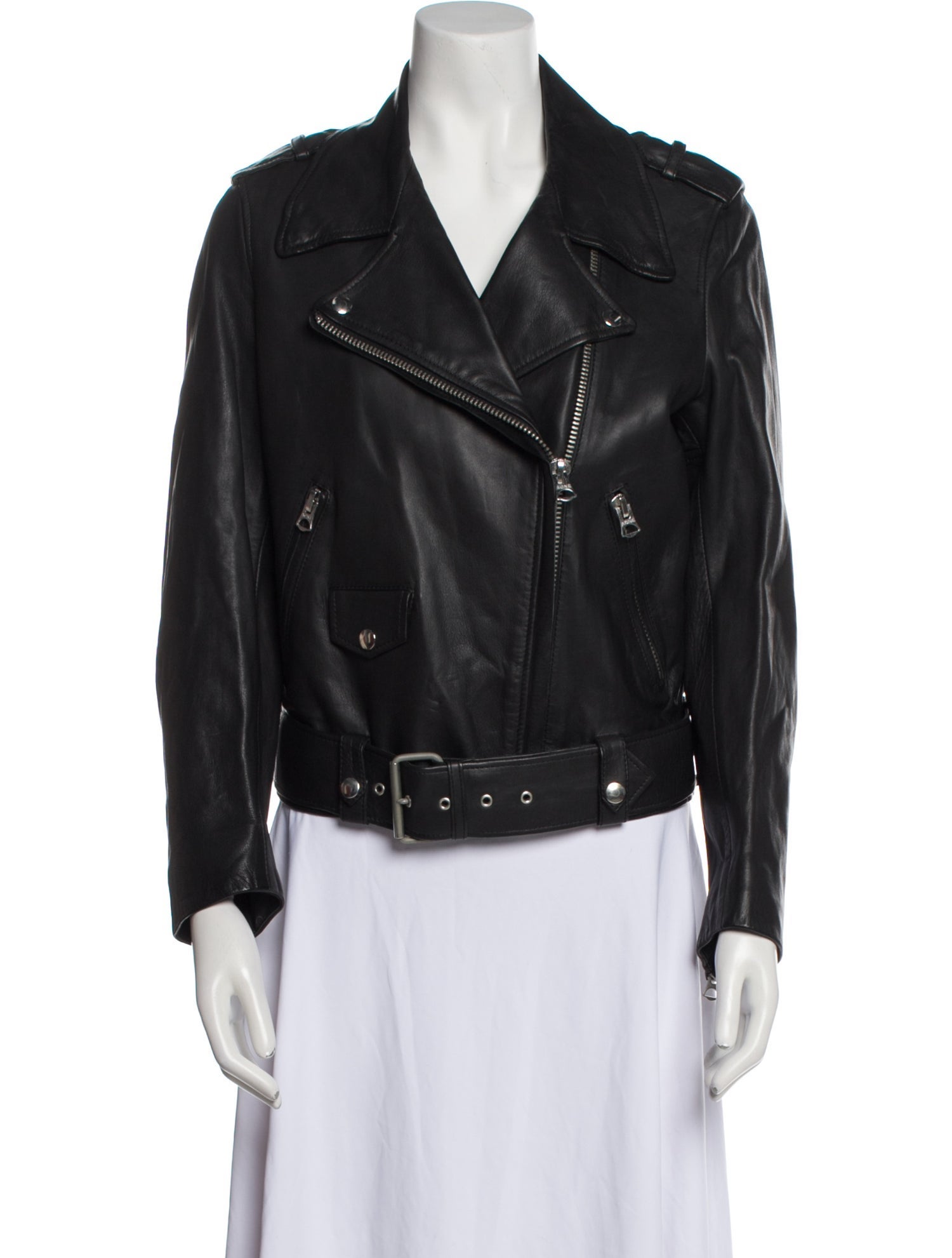 Acne Studios Leather Biker Jacket