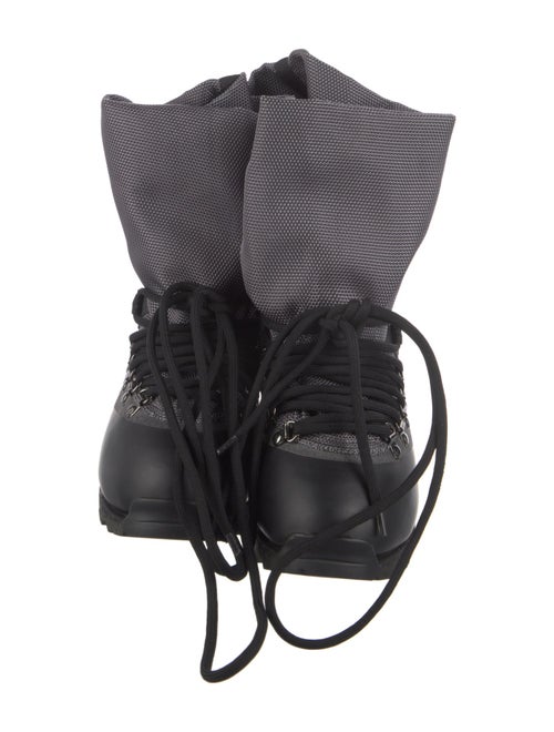 Acne Studios Colorblock Pattern Combat Boots