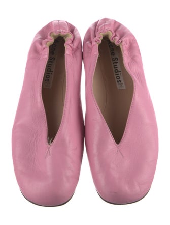 Acne Studios Leather Ballet Flats