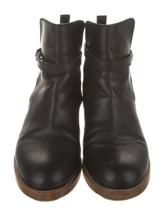 Acne Studios Leather Moto Boots