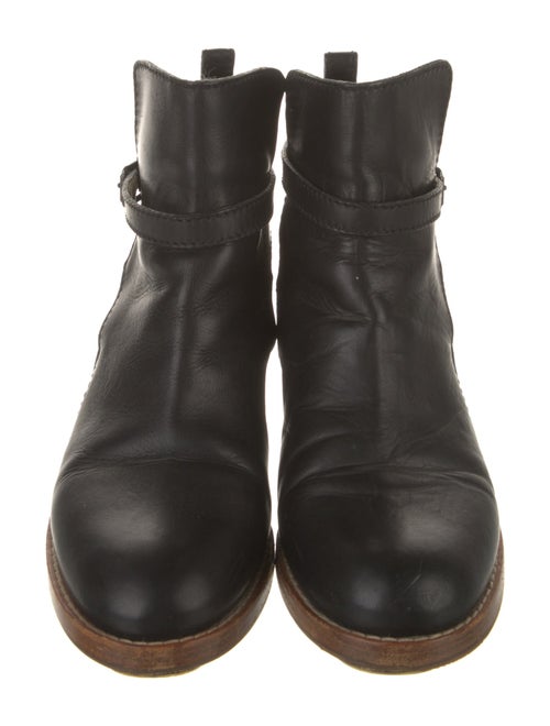 Acne Studios Leather Moto Boots