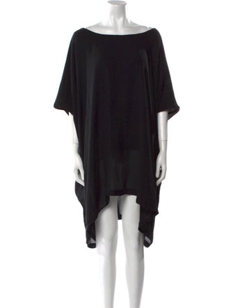 Acne Studios Bateau Neckline Mini Dress