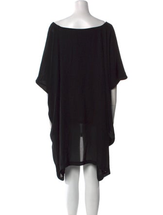 Acne Studios Bateau Neckline Mini Dress