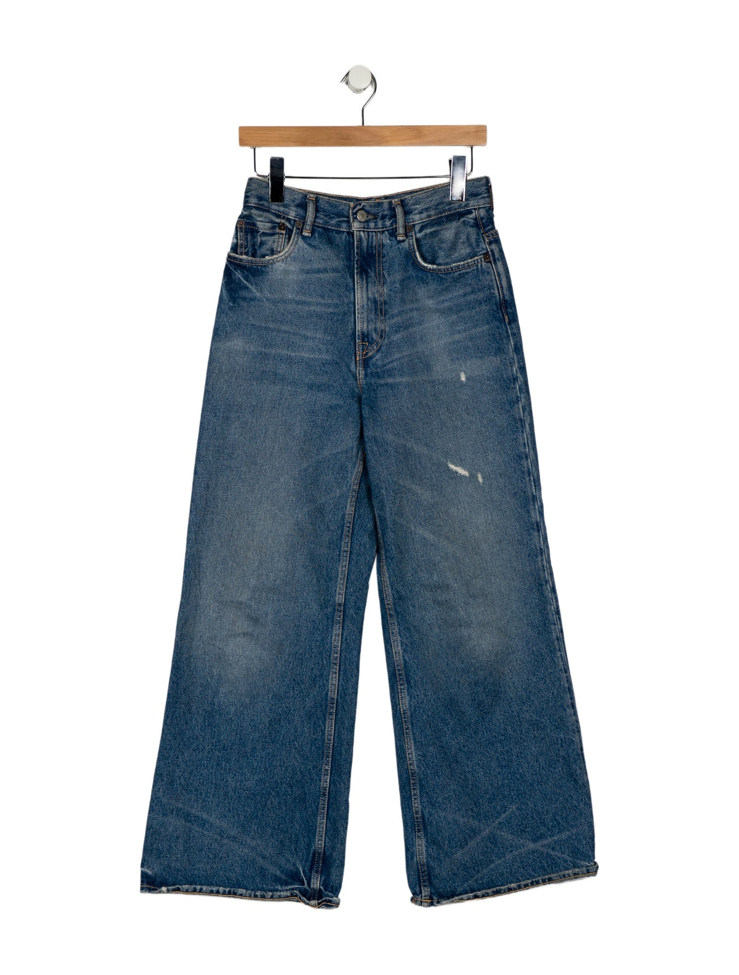 Acne Studios High-Rise Wide Leg Jeans
