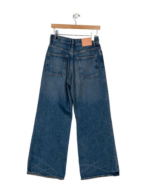 Acne Studios High-Rise Wide Leg Jeans